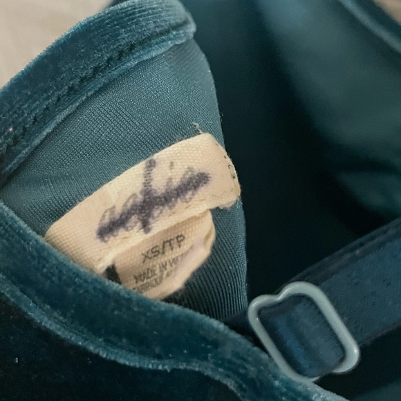 Aerie Teal Velvet Tank Top (Size XS) - Picture 4 of 4